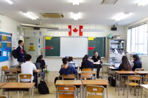 コロンビアインターナショナルスクール　学校説明会　高校課程　公開授業